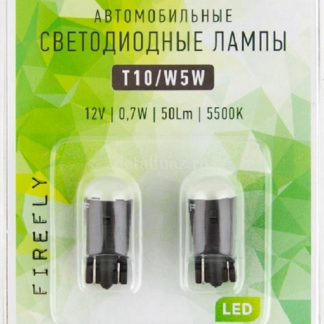 Фото 26 - Автомобильные светодиодные лампы MTF light FIREFLY T10/W5W 50 люмен 5500К.