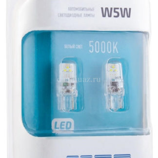 Автомобильные светодиодные лампы MTF light VEGA T10/W5W 5000К ФОТО-0