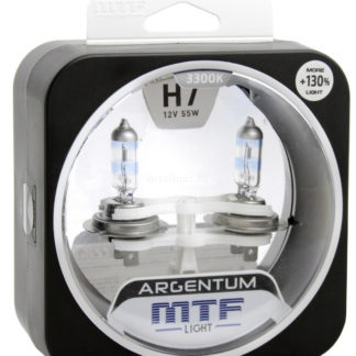 Галогеновые лампы MTF light ARGENTUM +130% 3300K H7 ФОТО-0