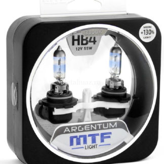 Галогеновые лампы MTF light ARGENTUM +130% 3300K HB4(9006) ФОТО-0