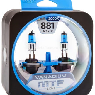 Галогеновые лампы MTF light Vanadium 5000K H27(881) ФОТО-0