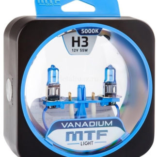 Галогеновые лампы MTF light Vanadium 5000K H3 ФОТО-0