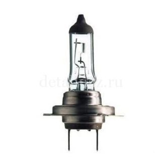 Лампа автомобильная галогенная Philips Vision, для фар, цоколь H7 (PX26d), 12V, 55W. 12972PRC1 ФОТО-0