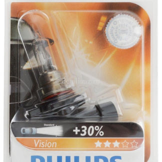 Лампа автомобильная галогенная Philips Vision, для фар, цоколь HB3 (P20d), 12V, 65W ФОТО-1