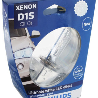 Лампа автомобильная ксеноновая Philips WhiteVision gen2, цоколь D1S, 35 Вт ФОТО-1