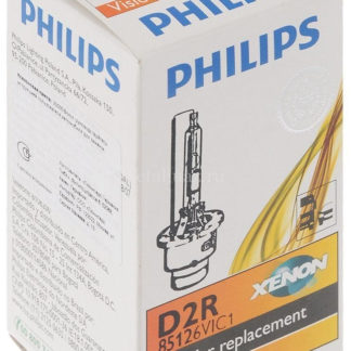 Лампа автомобильная ксеноновая Philips Xenon Vision, для фар, цоколь D2R (P32d-3), 85V, 35W. 85126VIC1 ФОТО-1