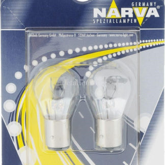 Лампа автомобильная Narva P21/5W, цоколь BAY15d, 12V, 2 шт ФОТО-0