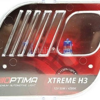 Лампа автомобильная Optima Xtreme, галогеновая, H3 +130% light 4200K, HXTH3 ФОТО-0