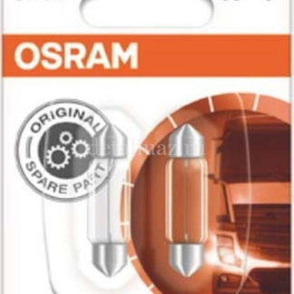 Лампа автомобильная Osram C5W (SV8.5/8) 35 мм 24V, 642302B, 2 шт ФОТО-0
