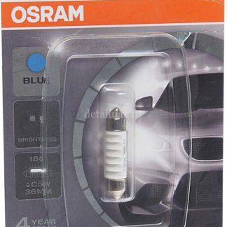 Фото 15 - Лампа автомобильная Osram C5W (SV8.5-8) 36 мм LED Standart Blue 12V, 6436BL01B.