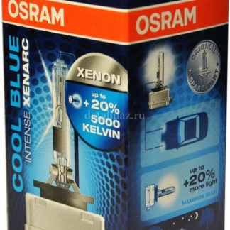 Фото 22 - Лампа автомобильная Osram D1R (35) PK32d-3 +20% Xenon Cool Blue Intense 5000K 85V, 66154CBI.
