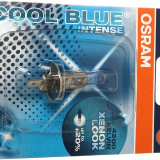 Фото 23 - Лампа автомобильная Osram H1 (55) P14.5s +20% Cool Blue Intense 4200K 12V, 64150CBI01B.
