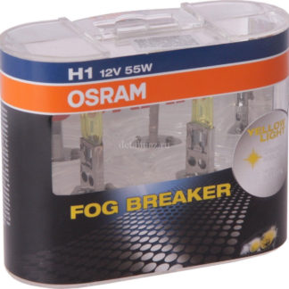 Фото 22 - Лампа автомобильная Osram H1 (55) P14.5s Fog Breaker 2600K 12V, 62150FBRHCB, 2 шт.