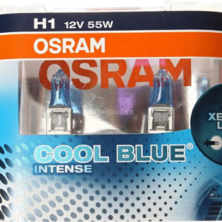 Лампа автомобильная Osram H1 (55) P14.5s+20% Cool Blue Intense 4200K 12V, 64150CBIHCB, 2 шт ФОТО-0