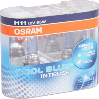Фото 25 - Лампа автомобильная Osram H11 (55) PGJ19-2+20% Cool Blue Intense 4200K 12V, 64211CBIHCB, 2 шт.