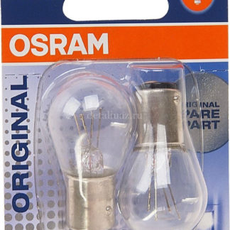 Лампа автомобильная Osram P21/5W (BAY15d) 24V, 753702B, 2 шт ФОТО-0