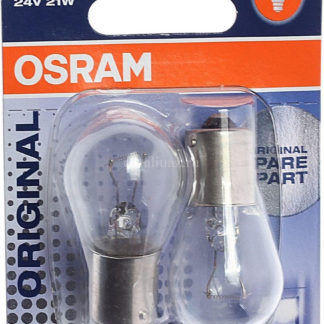Лампа автомобильная Osram P21W (BA15s) 24V, 751102B, 2 шт ФОТО-0