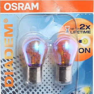 Фото 2 - Лампа автомобильная Osram PY21W (BAU15s) Diadem 12V, 7507LDA02B, 2 шт.