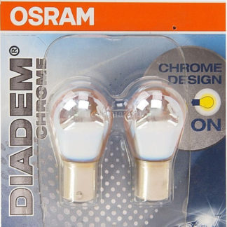 Лампа автомобильная Osram PY21W (BAU15s) Diadem Chrome 12V, 7507DC02B, 2 шт ФОТО-0