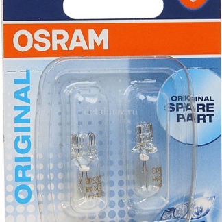 Лампа автомобильная Osram W3W (W2.1*9.5d) 12V, 282102B, 2 шт ФОТО-0