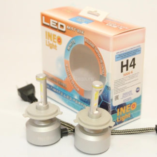 Лампа автомобильная светодиодная Amiwa, 12/24B. DRL-H4-1D-5000K ФОТО-0