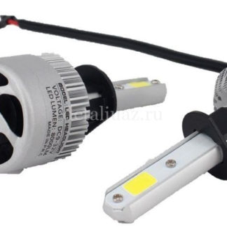 Лампа автомобильная светодиодная OsnovaLed, для фар, цоколь H1, 5000 К, 36 Вт, 2 шт ФОТО-0