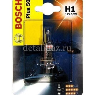 Лампа галогенная Bosch H1Plus 50 12V, 55W, 1 шт ФОТО-0