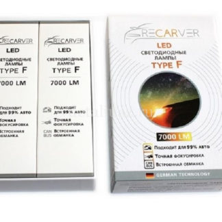 Лампа LED Recarver Type F H1 7000 lm (2шт) 6000K ФОТО-2