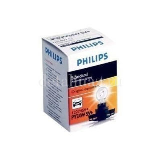 Сигнальная автомобильная лампа Philips PY24W 12V-24W (PGU20/4) (серебристый дизайн) HiPerVision Silver Vision. 12274SV+C1 ФОТО-0