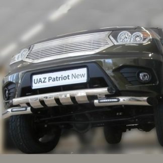 Защита переднего бампера для автомобилей УАЗ